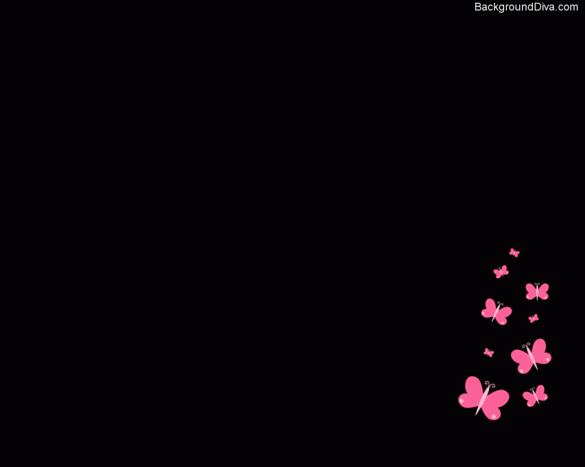 Pink hearts Wallpaper 4K Black background Bokeh 3409