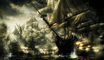 Hd Games Pirate Ship Painting for desktop