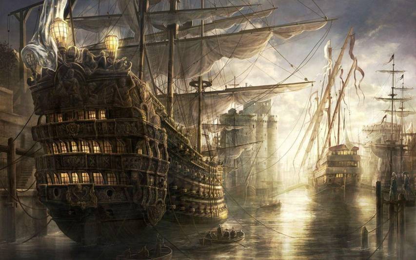 Free Pirate Ship Awesome Wallpaper