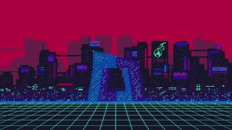 Neon Pixel Art Cyberpunk 4k hd Wallpapers