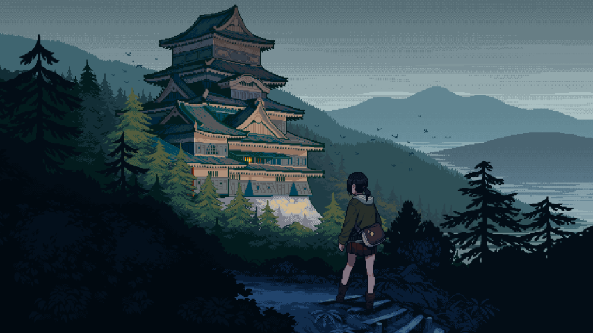 Anime Japanese Pixel Art 1080p image Backgrounds