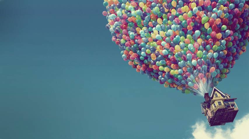 Pretty Sky and Ballon images free download