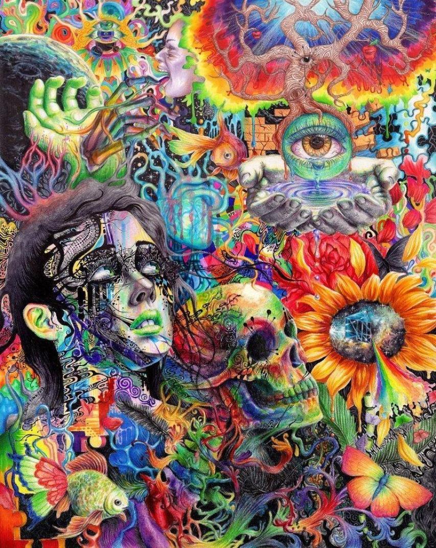 Best free Psychedelic iPhone Background images