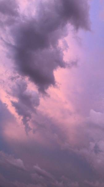 Purple Aesthetic Sky Landscape iPhone Wallpaper