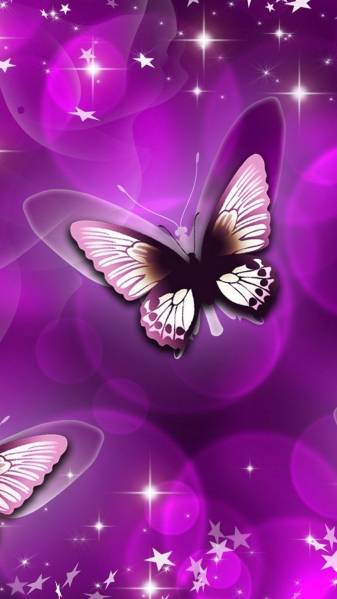 Abstract Purple Aesthetic insect Background for iPhone