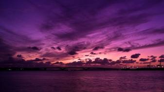 Purple Aesthetic Sunset Landscape images