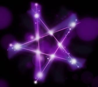Star Purple Geometric Abstract Wallpaper