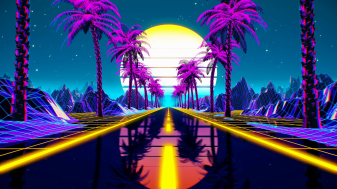 Neon, Video Game, Retro Games Wallpapers Png