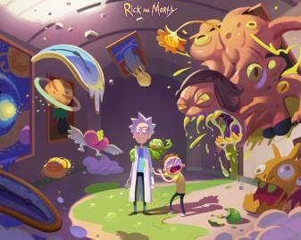 Astronaut, Rick and Morty Wallpapers for New Tab