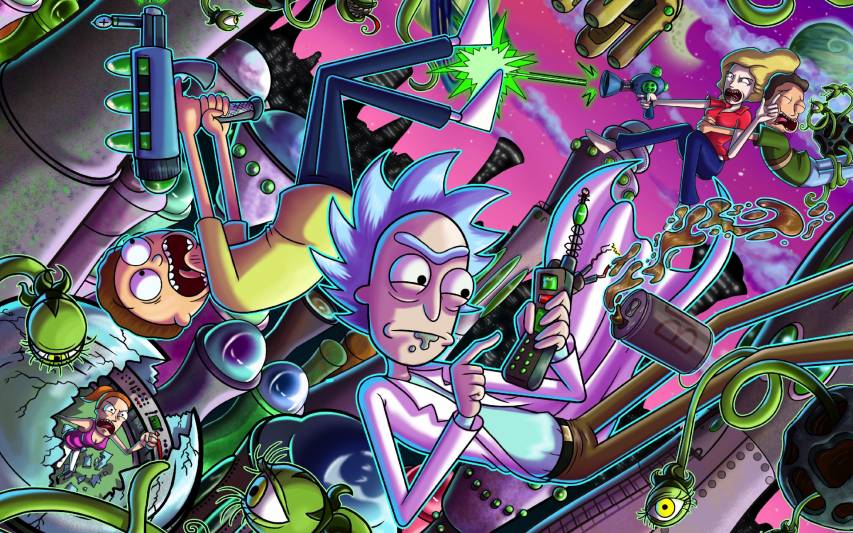 Rick and morty aesthetic HD wallpapers  Pxfuel