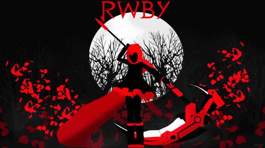 Black and Red Rwby hd Backgrounds