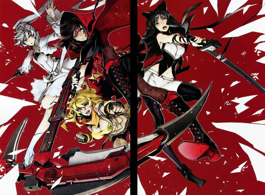 Red and Black Rwby free download Backgrounds
