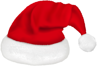 Wonderful Santa Claus Hat Png  Clipart image