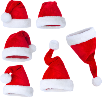 Santa Claus Hat Png images for Tab