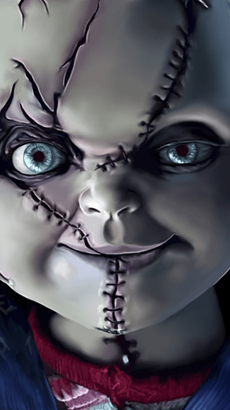 Cool Scary doll iPhone Wallpapers Png