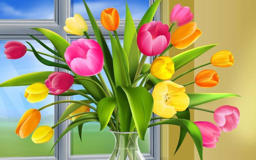 Spring, Flower image Screen Savers Backgrounds