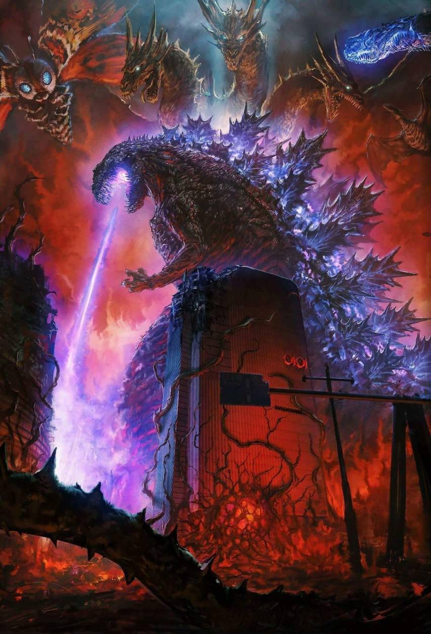 Abstract, Shin Godzilla Phone Wallpapers