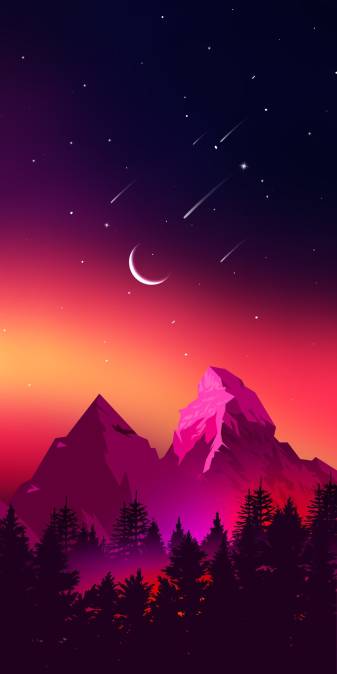 Simple Nature Minimal Landscape Backgrounds for iPhone