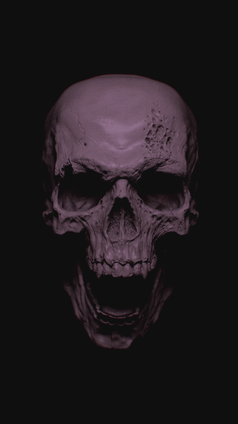 Skull Dakr iPhone Backgrounds Png