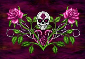 Cool Gothic Skull Beautiful Wallpapers