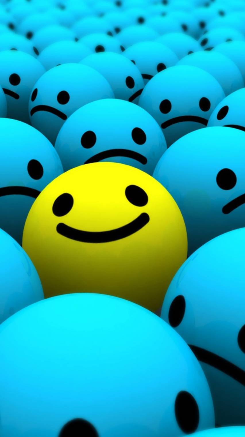 Awesome Smiley faces Wallpaper
