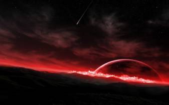 Red Aesthetic Space Pc Wallpapers Pic