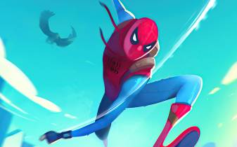 Spider man Homecoming Cartoon Wallpapers
