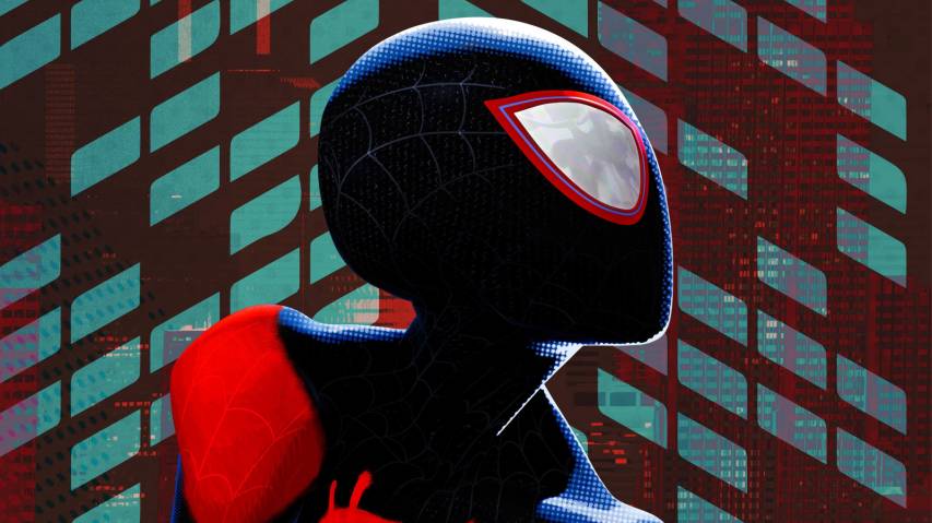 Spider Man into the Spider Verse Computer images