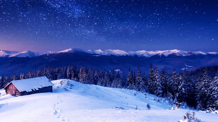 Night, Winter, 1080p Stars 4k hd Wallpapers