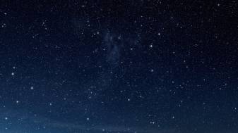 Night Blue Sky and Stars Background Wallpaper