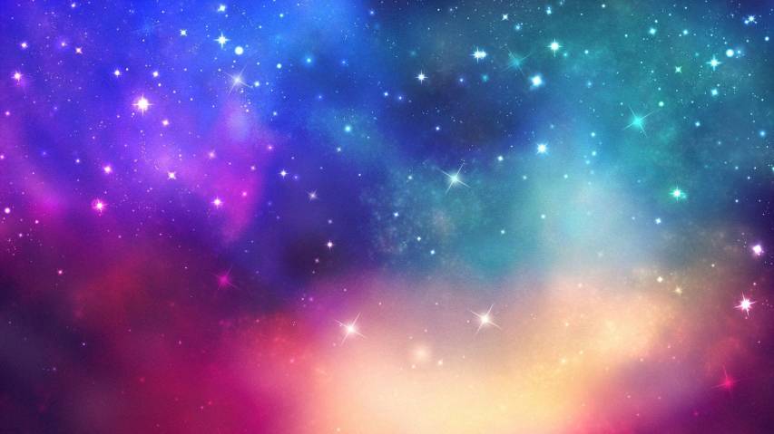 Free Stars Multicolor Background