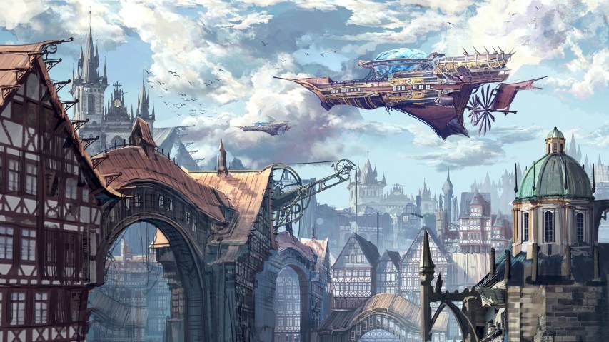 Fantasy Steampunk Wallpapers Pic for Desktop