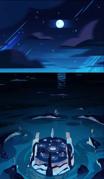 Blue Abstract Steven Universe Wallpaper