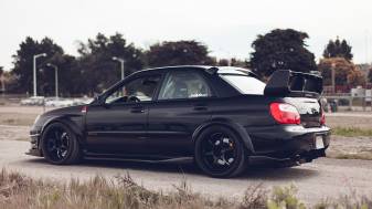 Awesome Black Subaru impreza wrx Photos
