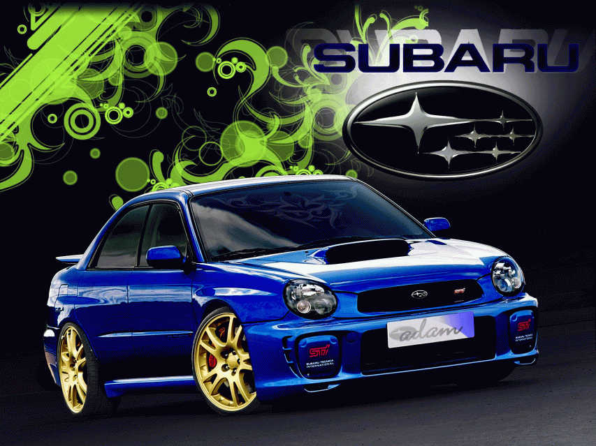 Japan, Car, Subaru wrx Wallpapers Gif for Pc