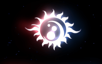 Neon Sun and Moon Backgrounds
