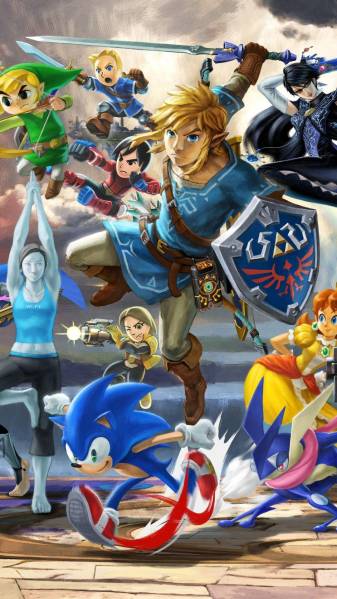 Super Smash bros ultimate iPhone Backgrounds image