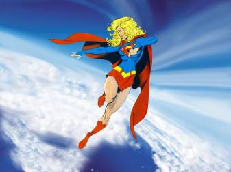 Cartoon Supergirl Mobile Wallpapers