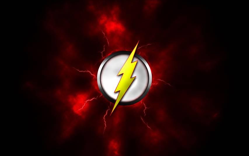 The Flash Logo Wallpaper for Desktop