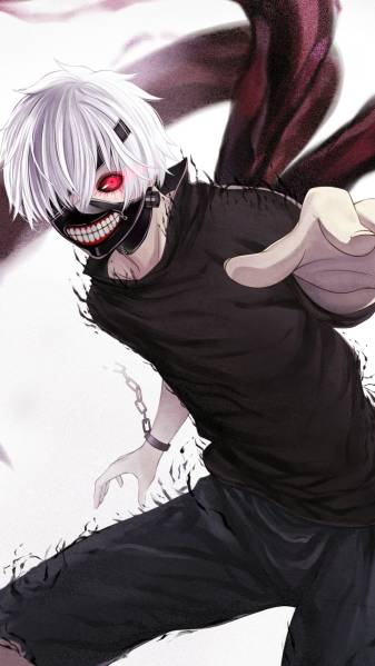 Tokyo Ghoul Anime Background Wallpapers for iPhone