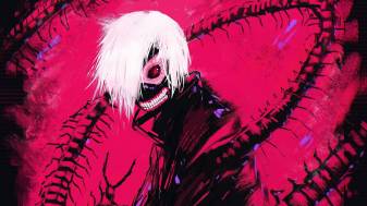 Red Tokyo Ghoul Supreme Background