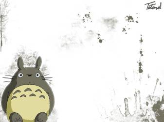 Totoro Minimalisim Wallpaper