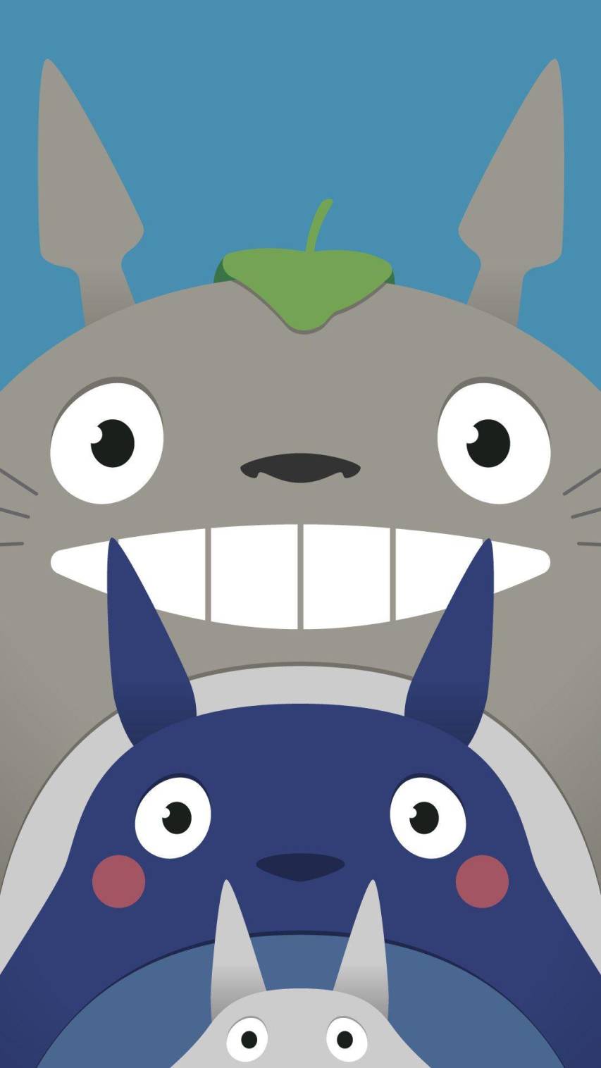 Totoro Neighbor iPhone Wallpaper