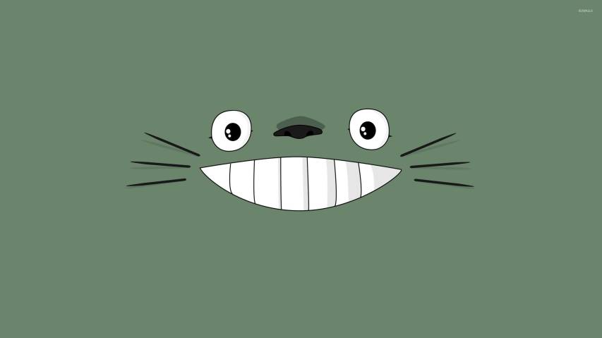 Free Totoro Face Wallpaper