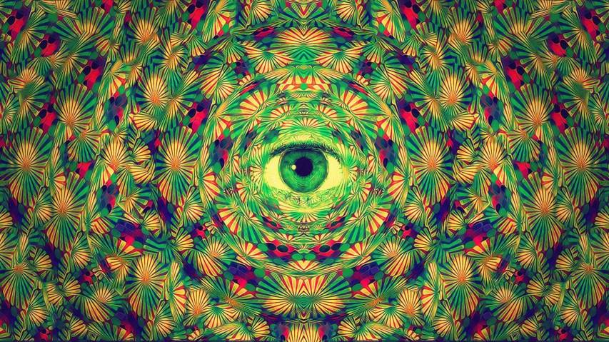 Eye, Green Trippy Desktop Photos