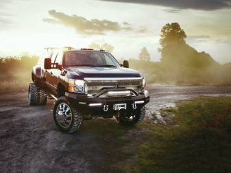 Black Diesel, Lifted Truck image Backgrounds
