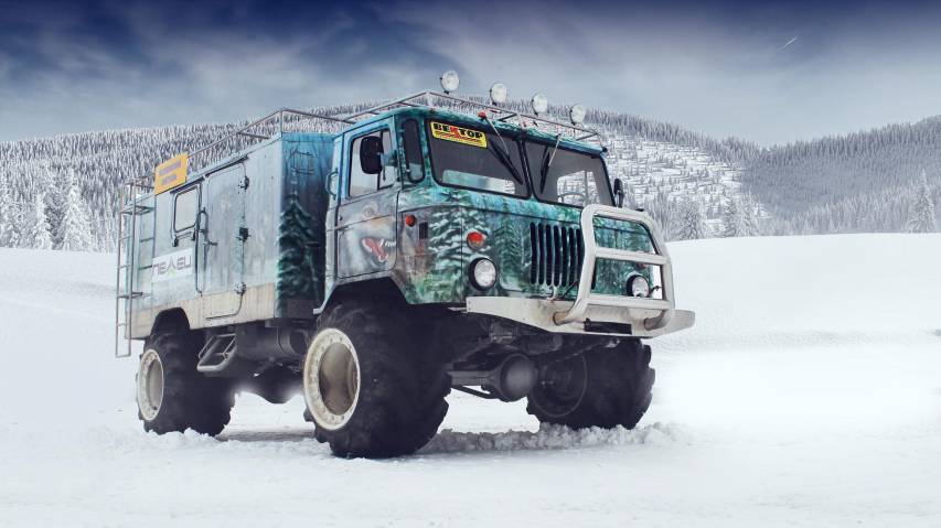 Winter, 4k hd Volvo Trucks Background