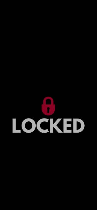 Locked Red lock Screen Backgrounds for iPhone