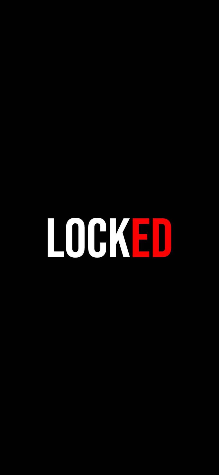 Locked Red Screen image Wallpapers for iPhone