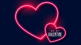 4k hd Heart Valentines Neon Wallpapers